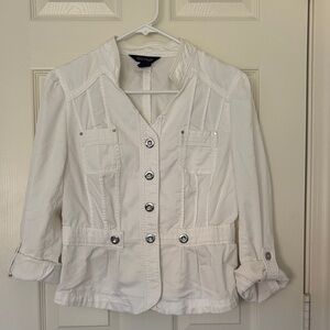White jacket blazer